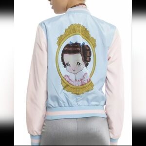 Melanie Martinez Crybaby Official Bomber Jacket Blue Pink Sz MED  EXELLENT COND